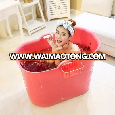 big size portable bathtub food grade PP5 material plastic bathtub for adult